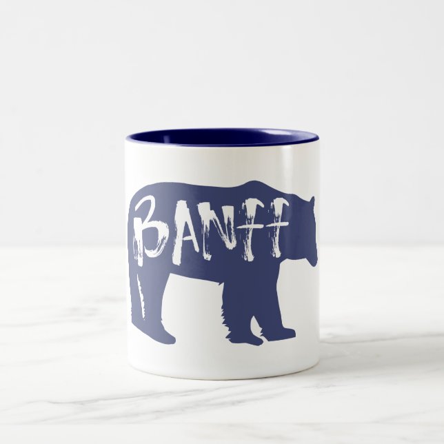 Banff Bear Zweifarbige Tasse (Mittel)