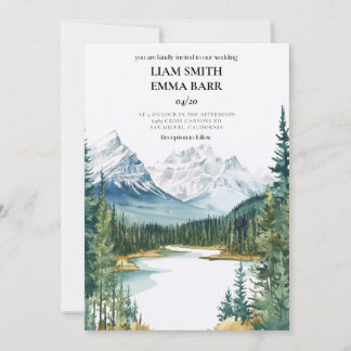 Banff Canada Rocky Mountains Einladung