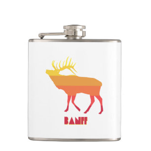 Banff Elk Flachmann