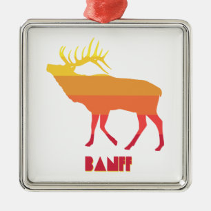 Banff Elk Ornament Aus Metall