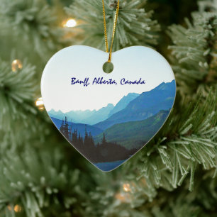 Banff Jasper Blue Keramik Ornament