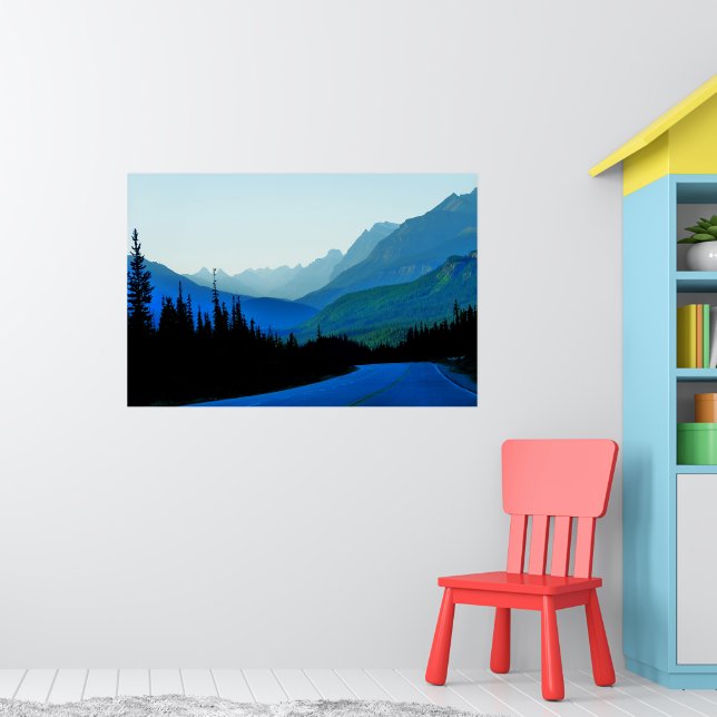 Banff Jasper Blue Poster (Kinderzimmer 1)