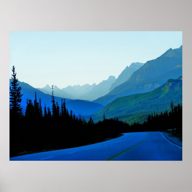 Banff Jasper Blue Poster (Vorne)