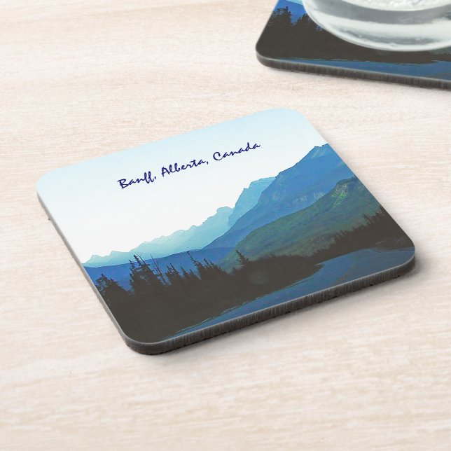 Banff Jasper Blue Untersetzer (Linke Seite)