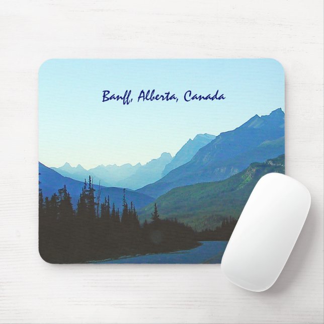 Banff-Jaspis-Blau Mousepad (Mit Mouse)
