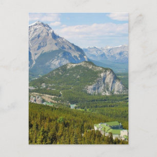 Banff Kanada vom Sulphur Mountain Gondel aus geseh Postkarte