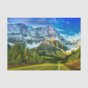 Banff National Park, Alberta Canada Mountains Seidenpapier