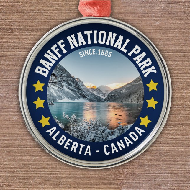 Banff National Park Alberta Canada Ornament Aus Metall (Von Creator hochgeladen)