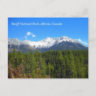Banff National Park Alberta Canada Rockies Postkarte