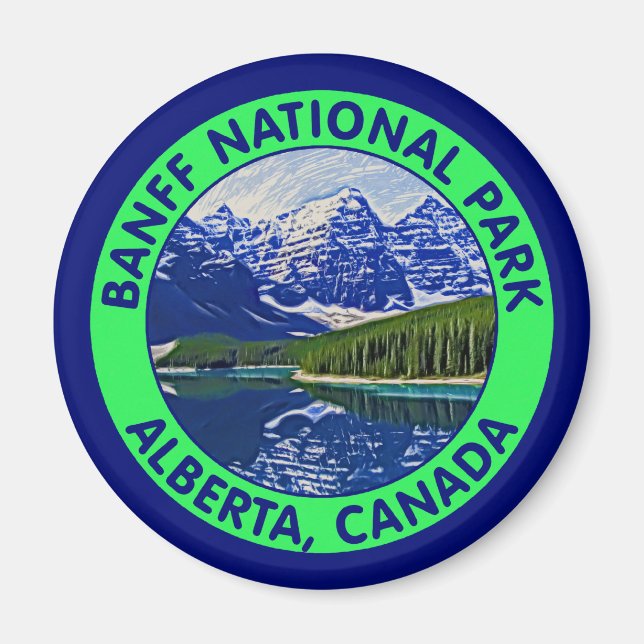 Banff National Park, Alberta, Kanada Magnet (Vorne)