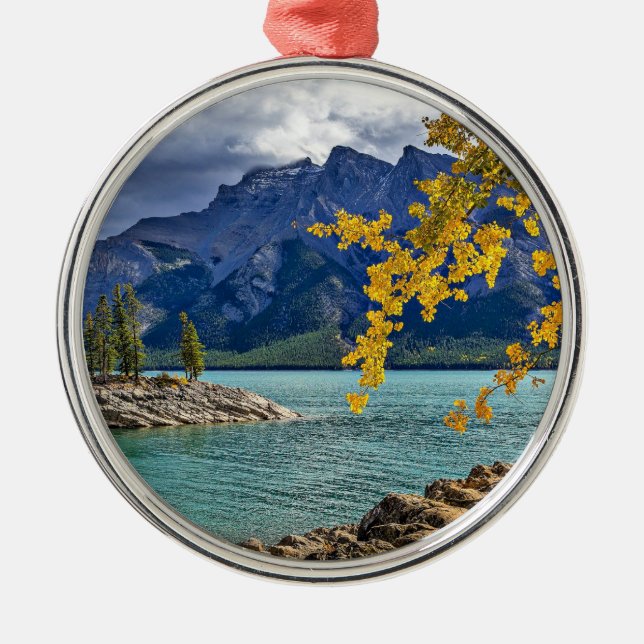 Banff National Park, Alberta, Kanada Ornament Aus Metall (Vorne)