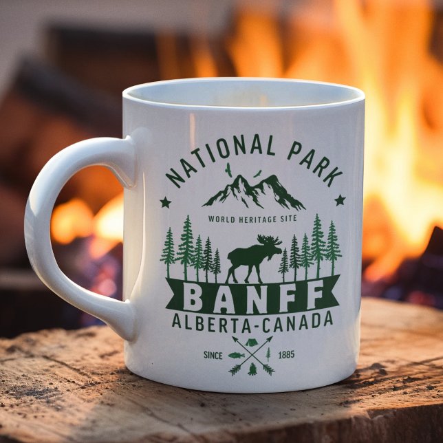 Banff National Park Beautiful Landscape Kaffeetasse (Von Creator hochgeladen)