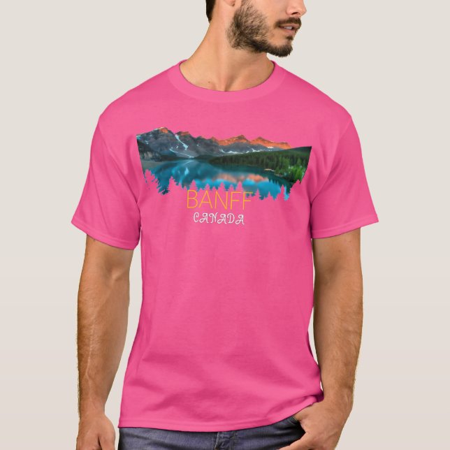 Banff National Park Canada Design Active T-Shirt (Vorderseite)