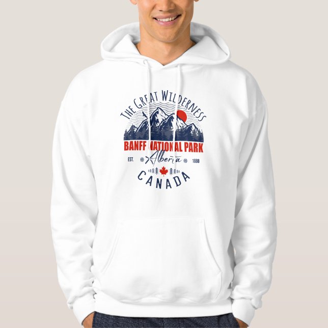 Banff National Park Canada Rocky Mountains Hoodie (Vorderseite)
