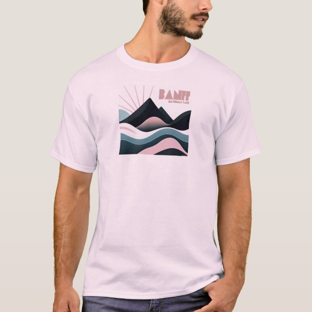 Banff National Park Colored Hills T-Shirt (Vorderseite)