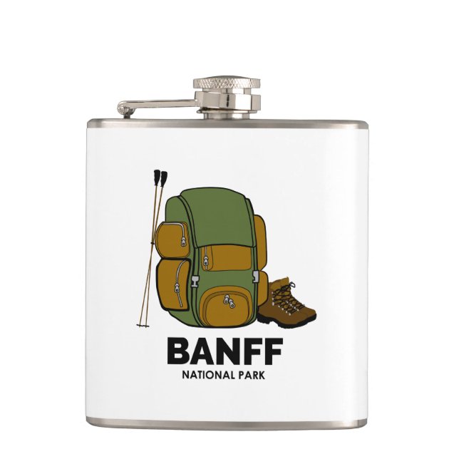 Banff National Park Flachmann (Vorderseite)