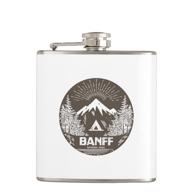 Banff National Park Flachmann (Vorderseite)