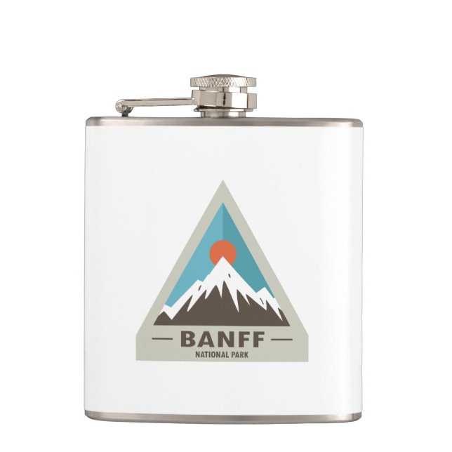 Banff National Park Flachmann (Vorderseite)