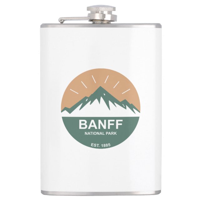 Banff National Park Flachmann (Vorderseite)