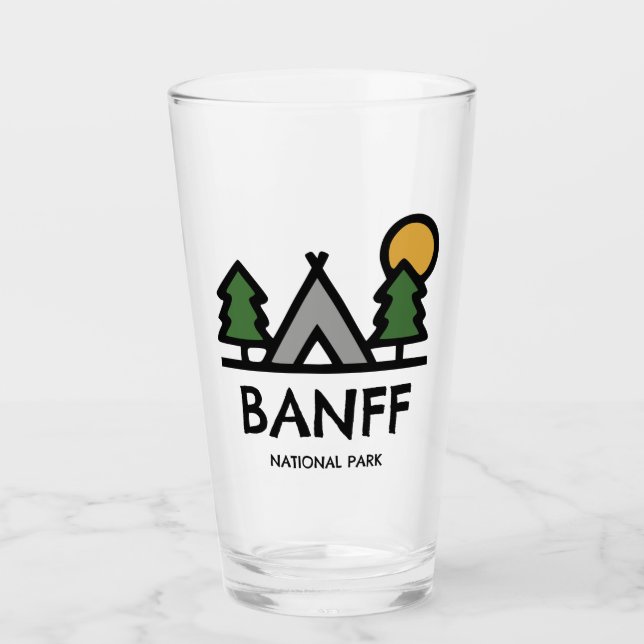 Banff National Park Glas (Vorderseite)