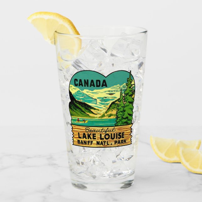 Banff National Park, Kanada - Pint Glass Glas (Vorderseite Ice)