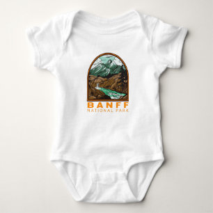 Banff National Park Kanada Reisen Vintag Baby Strampler
