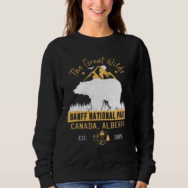 Banff National Park Kanada Sweatshirt (Vorderseite)