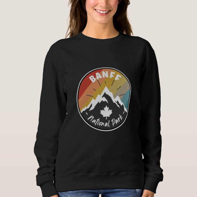 Banff National Park Kanada Sweatshirt (Vorderseite)