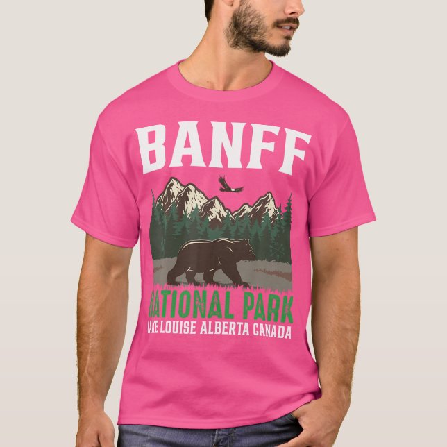 Banff National Park Lake Louise Alberta Canada Hik T-Shirt (Vorderseite)