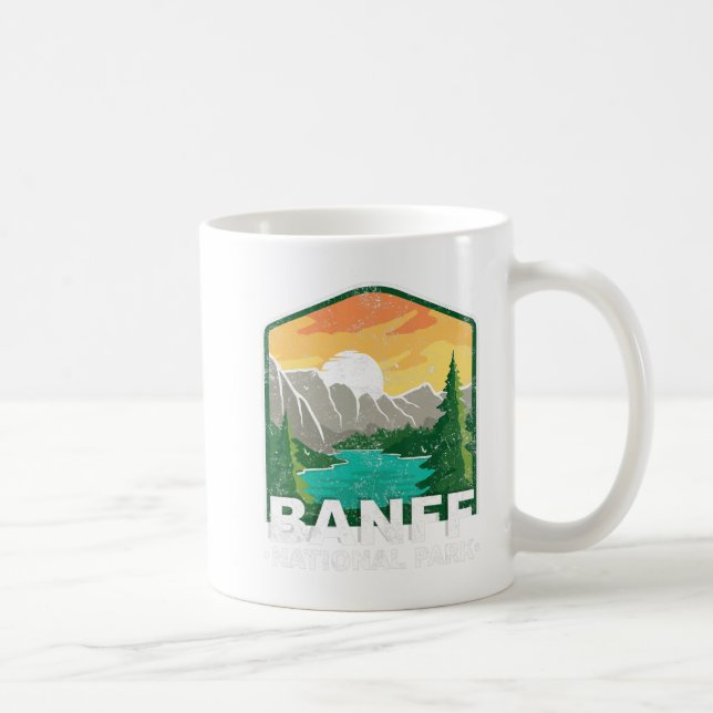 Banff National Park Lake Louise Canada Vintag Kaffeetasse (Rechts)