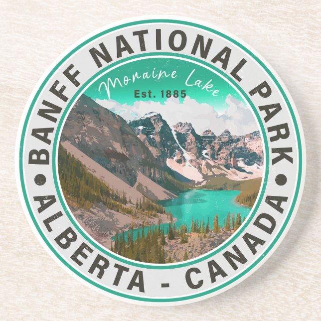 Banff National Park Moraine Lake Alberta Kanada Getränkeuntersetzer (Vorne)