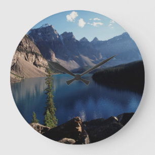 Banff National Park Moraine Lake Große Wanduhr