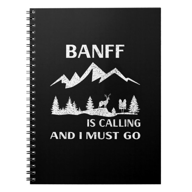 Banff National Park Notizblock (Vorderseite)