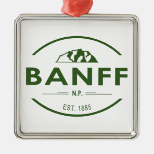 Banff National Park Ornament Aus Metall