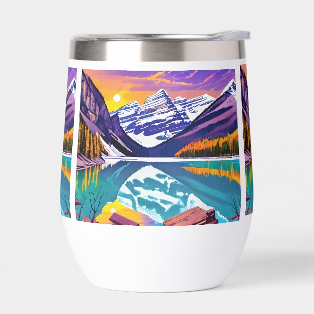 Banff National Park Retro Poster Art (Links)