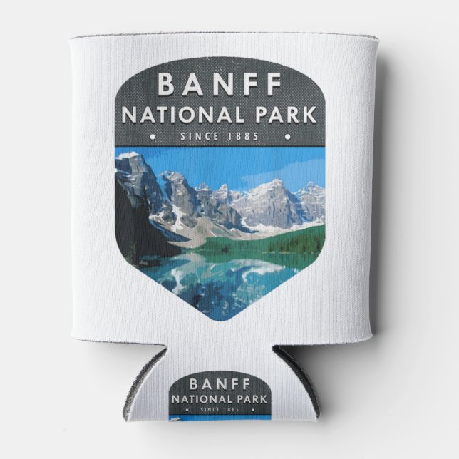 BANFF National Park T Shirt Hiking Tee Wanderlust. Dosenkühler (Vorderseite)