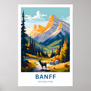 Banff National Park Travel Print Poster