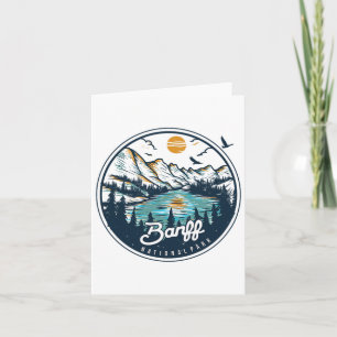 Banff National Park Wandern Souvenir Geschenk Karte