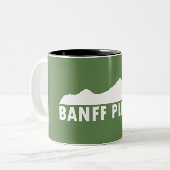 Banff National Park Zweifarbige Tasse (Vorderseite Links)