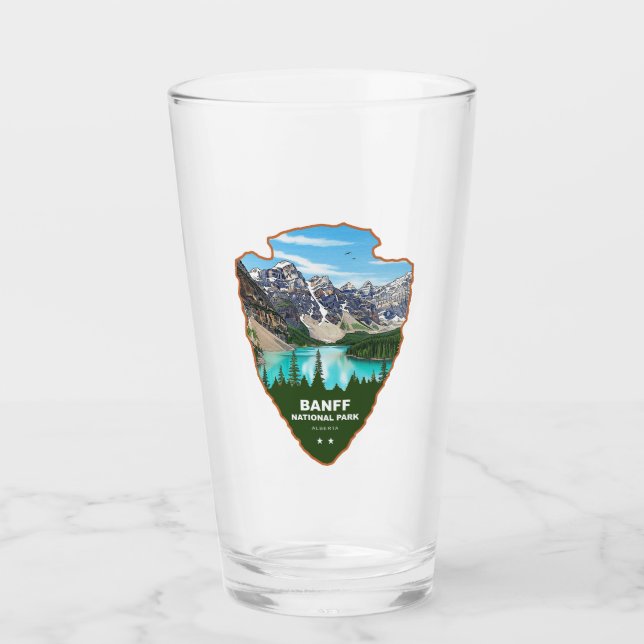Banff-Nationalpark Alberta Arrowhead Glas (Vorderseite)