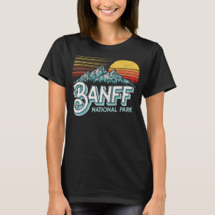 Banff-Nationalpark Alberta Kanada Vintage-Grafik T-Shirt