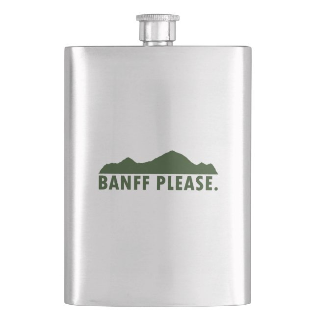 Banff-Nationalpark Flachmann (Vorderseite)
