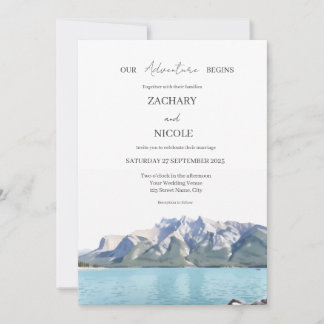 Banff-Nationalpark - Hochzeitseinladung Einladung