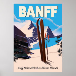 Banff-Nationalpark in Alberta, Kanada. Poster