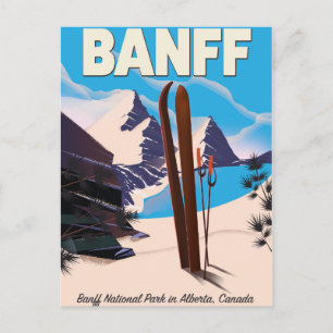 Banff-Nationalpark in Alberta, Kanada. Postkarte