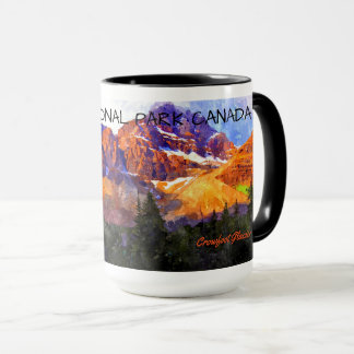 Banff-Nationalpark Kanada Crowfoot-Gletscher Tasse