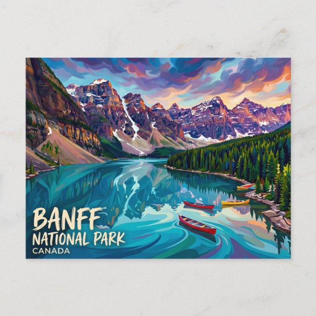 Banff-Nationalpark Kanada Postkarte (Vorderseite)