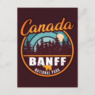 Banff Nationalpark Kanada Reise Vintage Souvenir Postkarte