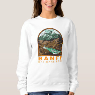 Banff Nationalpark Kanada Reise Vintage Sweatshirt