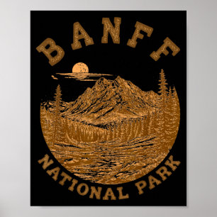 Banff-Nationalpark Kanada Reisender Naturliebhaber Poster
